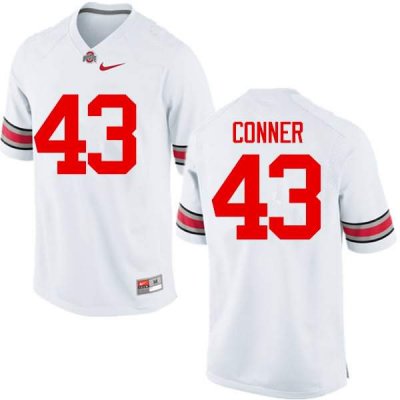 NCAA Ohio State Buckeyes Men's #43 Nick Conner White Nike Football College Jersey ODG6345XR